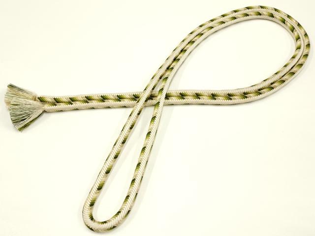 平和屋着物○極上 有職組紐道明 帯締め 奈良組 丸胡蝶 金糸 宮内庁御用