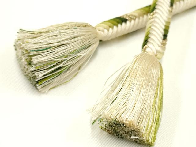 平和屋着物○極上 有職組紐道明 帯締め 奈良組 丸胡蝶 金糸 宮内庁御用