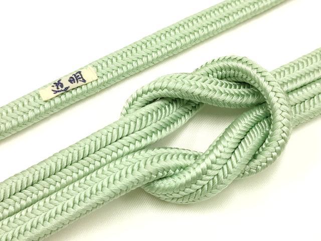 平和屋着物●極上　有職組紐道明　帯締め　冠組　薄青色　宮内庁御用　国立博物館御用　東京芸術大学御用 　逸品　AABA9910ay