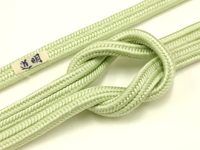 平和屋着物●極上　有職組紐道明　帯締め　冠組　夏虫色　宮内庁御用　国立博物館御用　東京芸術大学御用　逸品　AABA9915ay