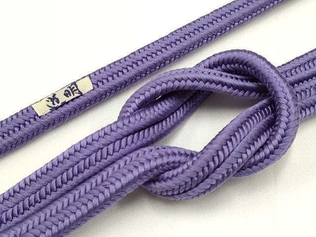 平和屋着物●極上　有職組紐道明　帯締め　冠組　紅桔梗色　宮内庁御用　国立博物館御用　東京芸術大学御用 　逸品　AABA9925ay