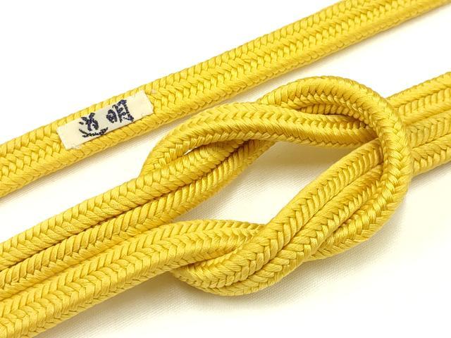 平和屋着物●極上　有職組紐道明　帯締め　冠組　金色　宮内庁御用　国立博物館御用　東京芸術大学御用 　逸品　AABA9950ay