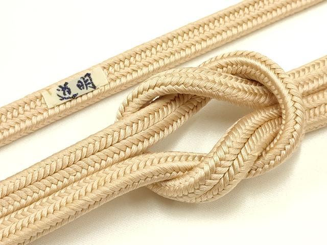 平和屋着物●極上　有職組紐道明　帯締め　冠組　ときがら茶色　宮内庁御用　国立博物館御用　東京芸術大学御用 　逸品　AABA9953ay