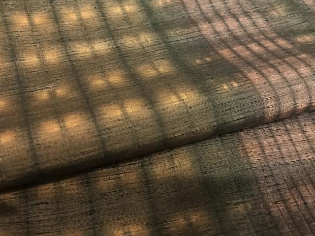 平和屋着物○上質な紬 変わり縞 正絹 逸品 AABB0084zg