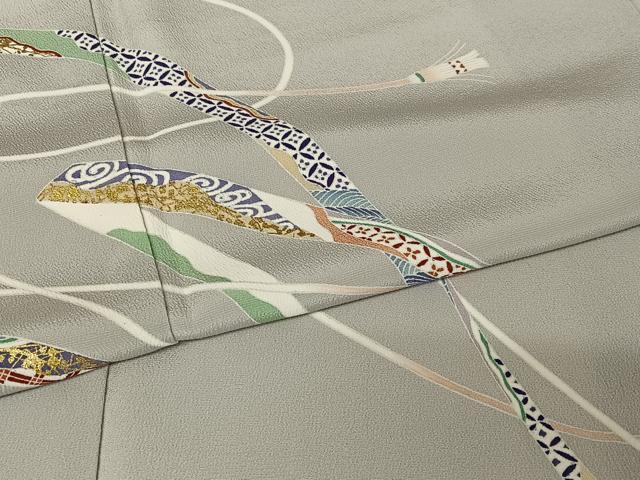 平和屋着物○訪問着 友禅 鬘帯吉祥文 金彩 正絹 逸品 AABB0095zg