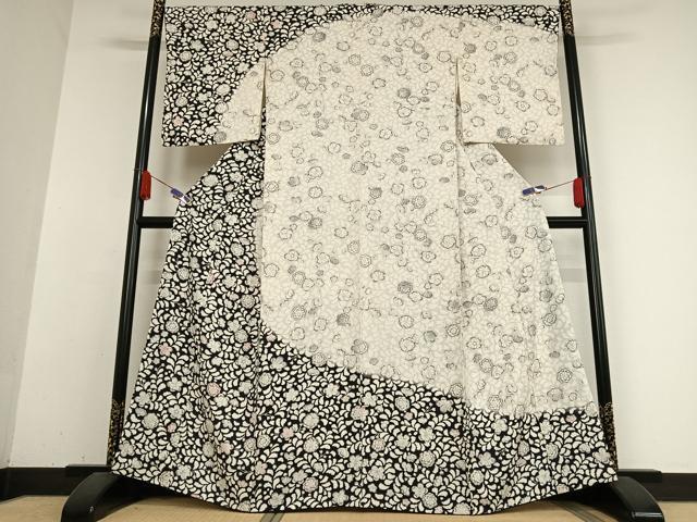 平和屋着物●訪問着　辻が花　正絹　逸品　AABB0108zg