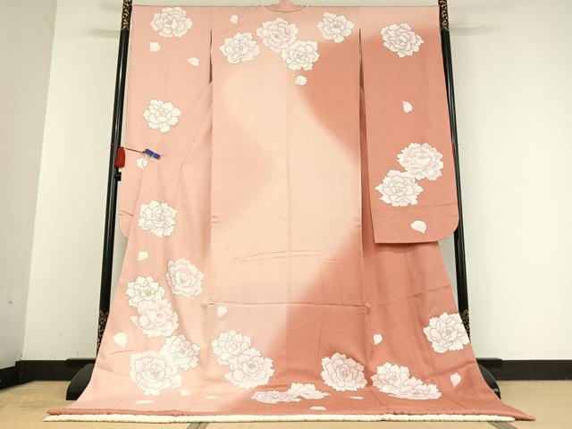 平和屋着物●JULIET ROSAJAPONE お引きずり・お引き摺り・引き振袖 和装 結婚式 舞妓 芸妓 芸者 衣装 暈し染め 金彩 逸品 AABB0132zg