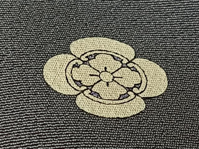 平和屋着物○本加賀友禅作家 斎藤正史 色留袖 花鳥文 浜ちりめん