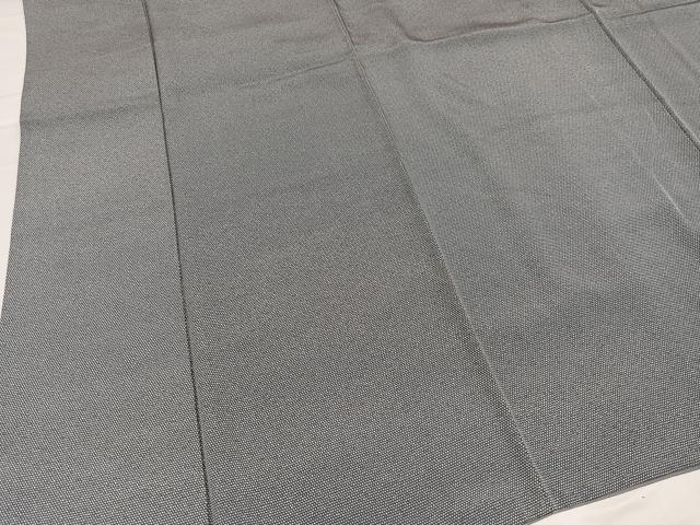 平和屋着物●寺山存男　江戸小紋　万筋　灰色×白色　正絹　逸品　AABH0680fy 平和屋着物○寺山存男 江戸小紋 万筋 灰色×白色 正絹 逸品 AABH0680fy