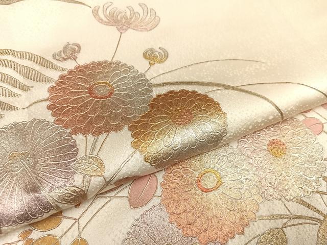 平和屋着物○金彩友禅 卓越技能者・名工・和田光正 訪問着 草花文