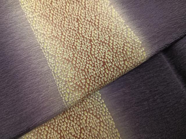 平和屋着物○無形文化財 人間国宝 五嶋敏太郎 訪問着 間道