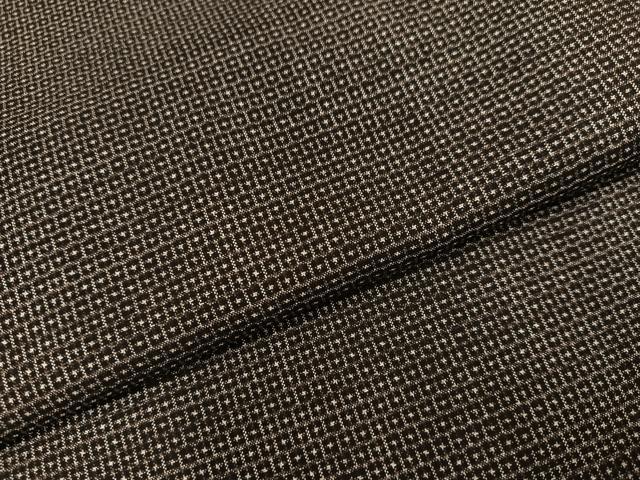 平和屋着物○男性 本場大島紬 アンサンブル 古代染色純泥染 100亀甲 総