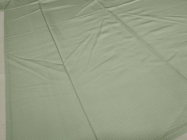 平和屋着物＊夏物 色無地 絽 山葵色 正絹 逸品 AABB0487stの通販はau