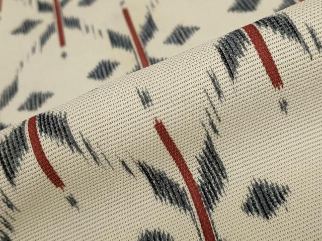 平和屋着物＊夏物 小紋 絽 舞花文 正絹 逸品 AABB0515st