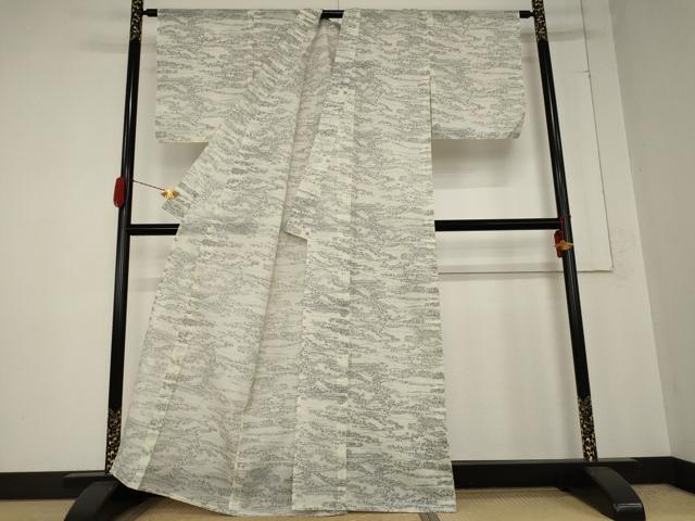 平和屋着物＊夏物　小紋　絽　風景文　洗える着物　AABB0532st_2