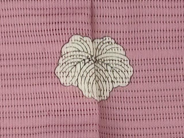 平和屋着物＊夏物　色無地　絽　長春色　洗える着物　AABB0592st_4