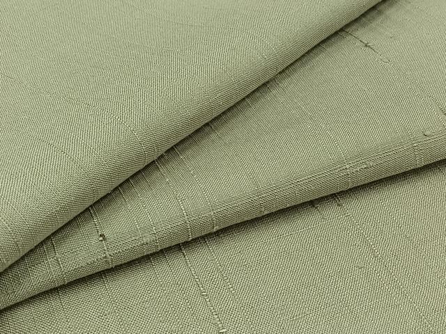 平和屋着物▽上質な紬　単衣　灰白色　正絹　逸品　AABB1401jh