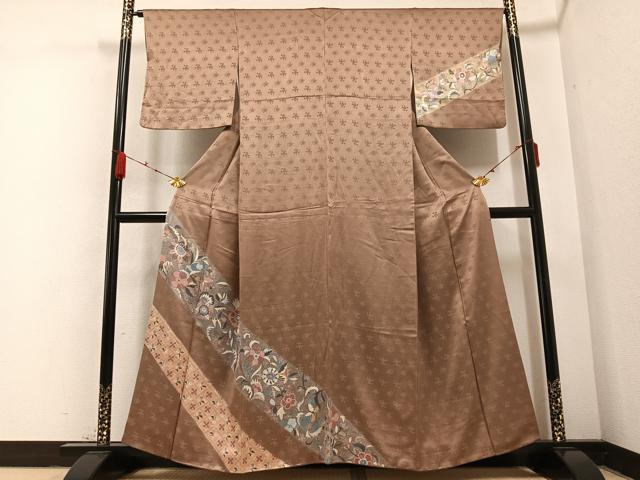 平和屋着物●訪問着　花蝶文　金彩　正絹　逸品　AABB1497ph