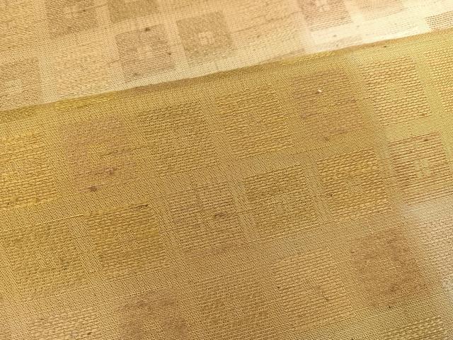 平和屋着物○お召 変わり市松文 正絹 逸品 AABB1511ph