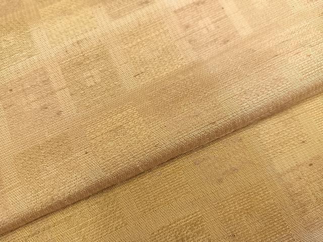 平和屋着物○お召 変わり市松文 正絹 逸品 AABB1511ph