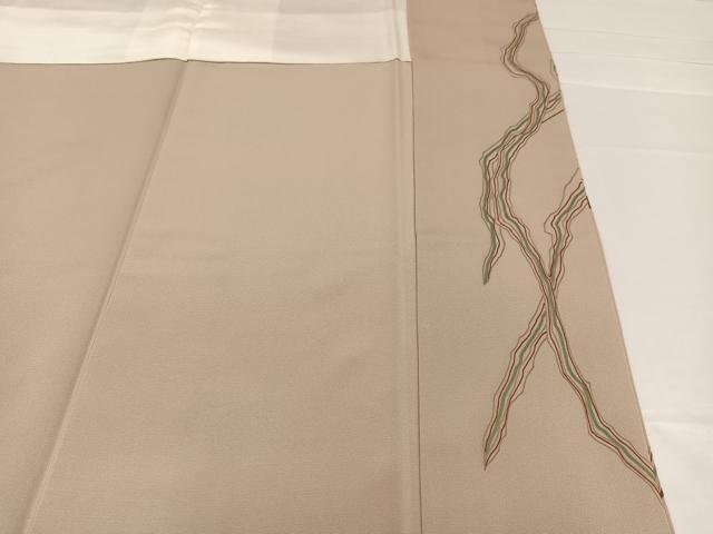 平和屋着物●訪問着　手描き　幾何学文様　金彩　正絹　逸品　未使用　AABB1517ph 平和屋着物○訪問着 手描き 幾何学文様 金彩 正絹 逸品 未使用 AABB1517ph