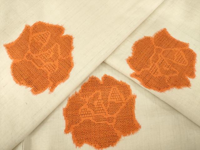 平和屋着物●本場結城紬　重要無形文化財　100亀甲　舞花文　飛び亀甲柄　正絹　逸品　AABB2003ck