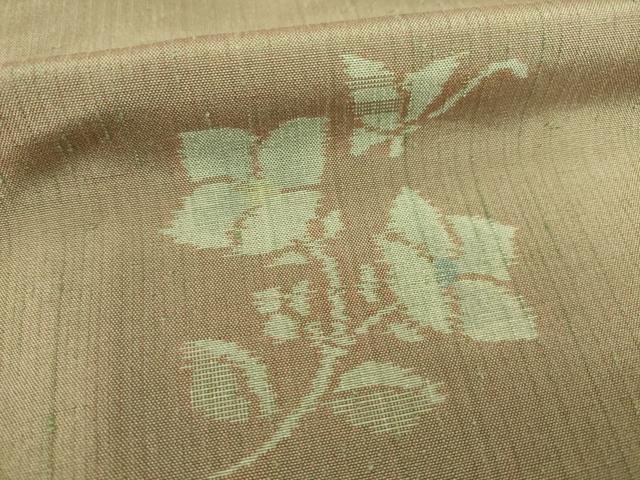 平和屋着物○上質な紬 花蝶文 正絹 逸品 AABB2011ck