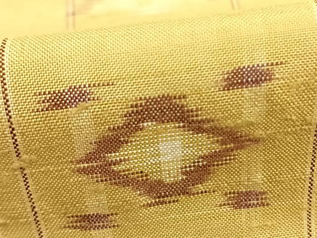 平和屋着物▽上質な紬 単衣 琉球絣 正絹 逸品 AABB2129fyの通販はau