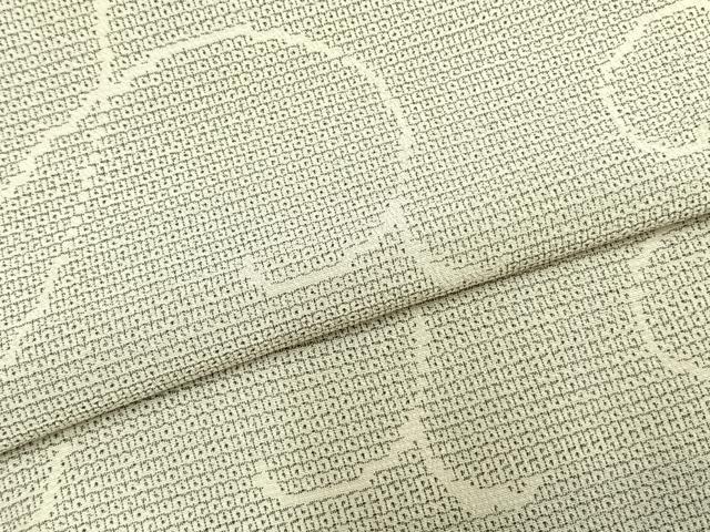 平和屋着物▽本塩沢 単衣 150亀甲 唐草文 正絹 逸品 AABB2141fy