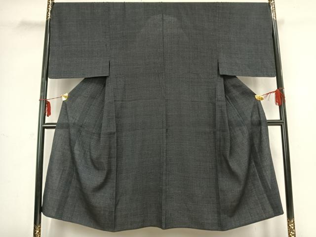 平和屋着物▽男性　結城紬　単衣　80亀甲　総詰め　正絹　逸品　AABB2356fy 平和屋着物▽男性 結城紬 単衣 80亀甲 総詰め 正絹 逸品 AABB2356fy