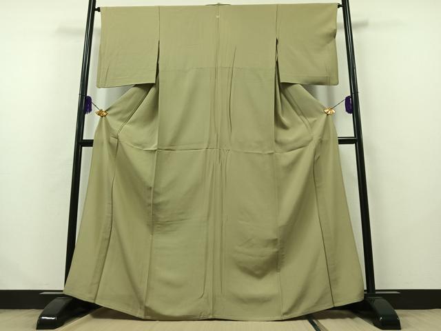 平和屋着物▽上質な小紋　単衣　縞　正絹　逸品　AABB2444jh 平和屋着物▽上質な小紋 単衣 縞 正絹 逸品 AABB2444jh