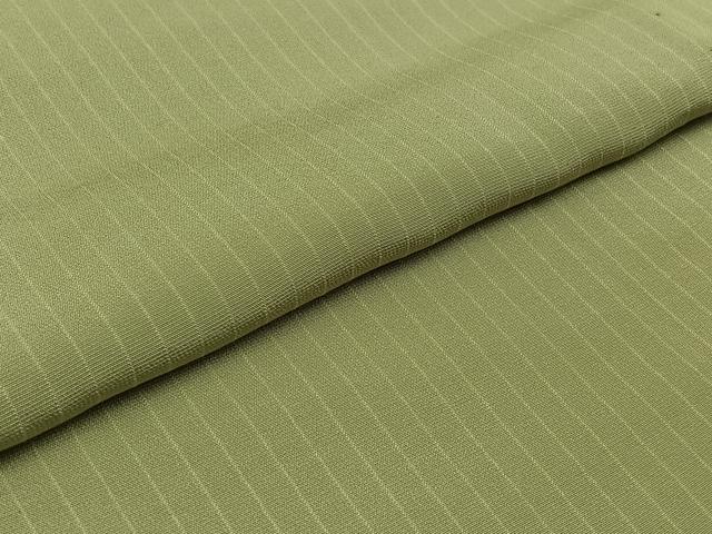 平和屋着物▽上質な小紋 単衣 縞 正絹 逸品 AABB2444jh