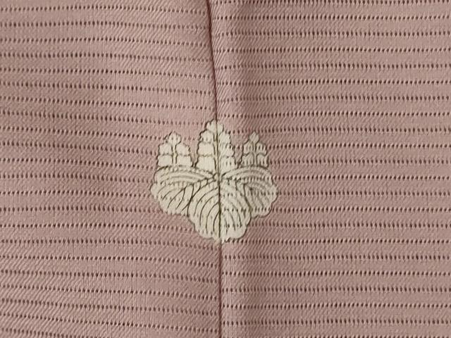 平和屋着物＊人間国宝・羽田登喜男 夏物 色無地 絽 洗柿色 正絹 逸品