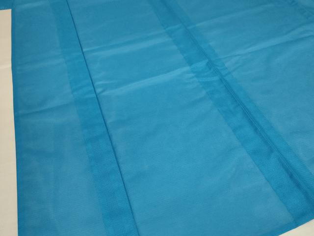 平和屋着物＊夏物 色無地 絽 天色 正絹 逸品 AABB2487jd