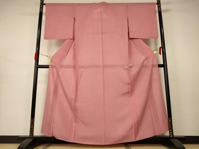 平和屋着物＊夏物　江戸小紋　絽　寄せ小紋柄　正絹　逸品　AABB2498jd_1