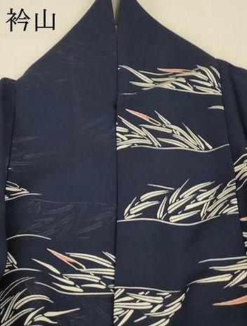 平和屋着物＊夏物　訪問着　絽　草葉文　正絹　逸品　AABB2550jd_7