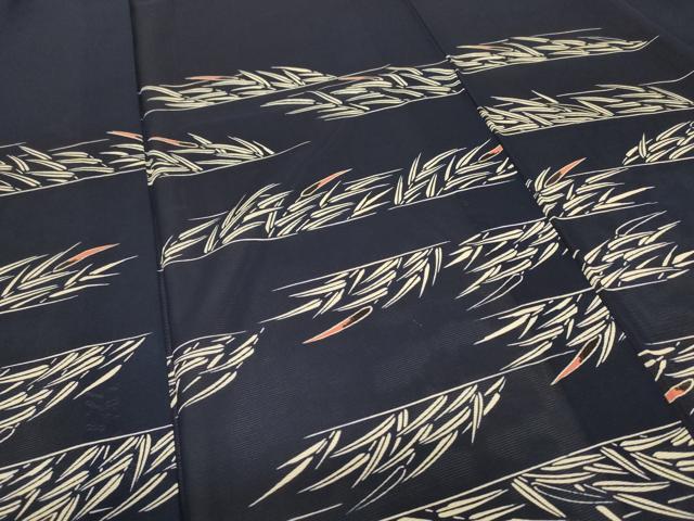 平和屋着物＊夏物　訪問着　絽　草葉文　正絹　逸品　AABB2550jd_3