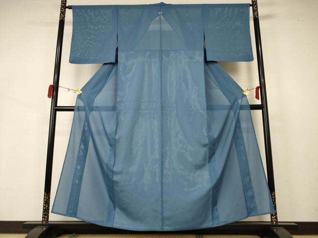 平和屋着物＊夏物　色無地　絽　舛花色　洗える着物　AABB2576jd