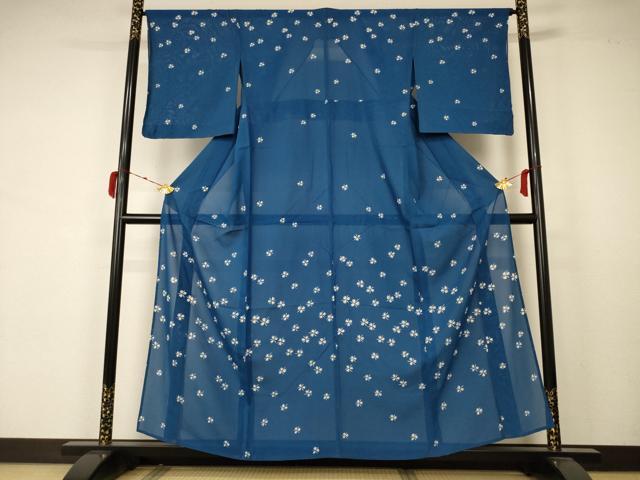 平和屋着物＊夏物　訪問着　絽　舞花文　正絹　逸品　未使用　AABB2628jd