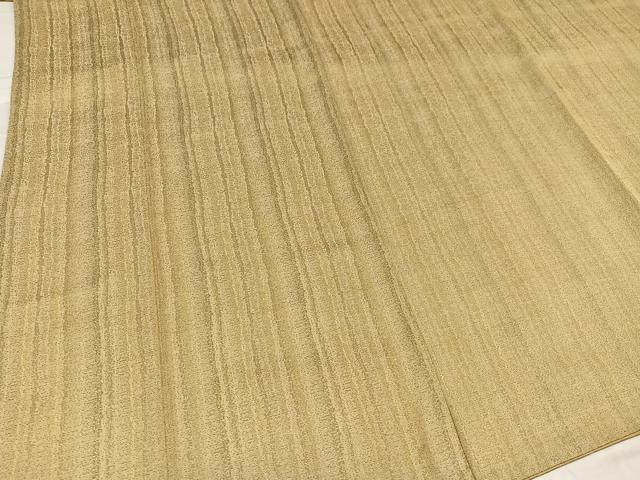 平和屋着物●お召　間道　正絹　逸品　AABB2921ph