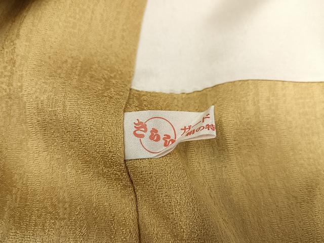 平和屋着物●お召　間道　正絹　逸品　AABB2921ph