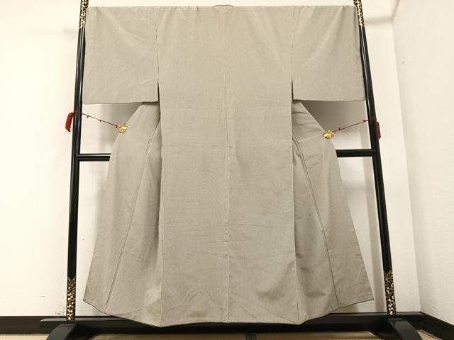 平和屋着物●男性　お召　縞　正絹　逸品　AABB2959ph 平和屋着物○男性 お召 縞 正絹 逸品 AABB2959ph