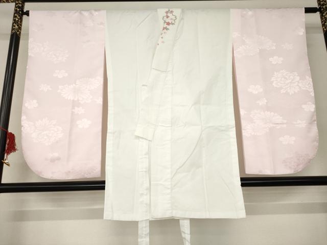 平和屋着物○小振袖 二尺袖 長襦袢セット 無双仕立て 舞花文 暈