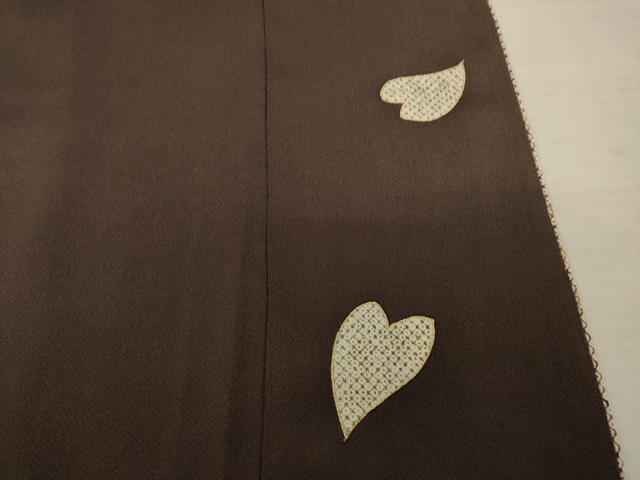 平和屋着物●訪問着　舞桜文　暈し染め　鬼しぼ縮緬　正絹　逸品　AABB3184ck 平和屋着物○訪問着 舞桜文 暈し染め 鬼しぼ縮緬 正絹