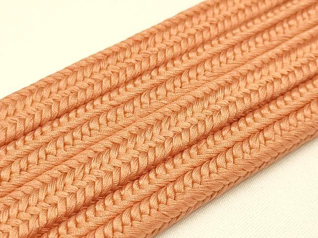 平和屋着物○極上 有職組紐道明 帯締め 冠組 肉桂色 宮内庁御用 国立