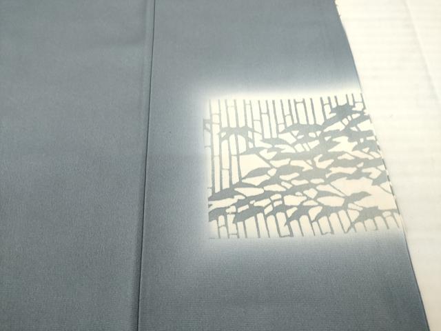 平和屋着物○訪問着 型染め 横段風景文 正絹 逸品 AABB3836ck