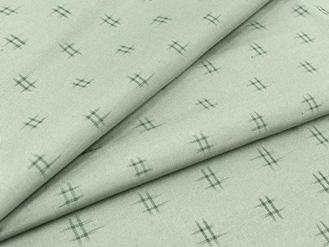 平和屋着物▽上質な紬　単衣　絣文様　正絹　逸品　AABB3899jh