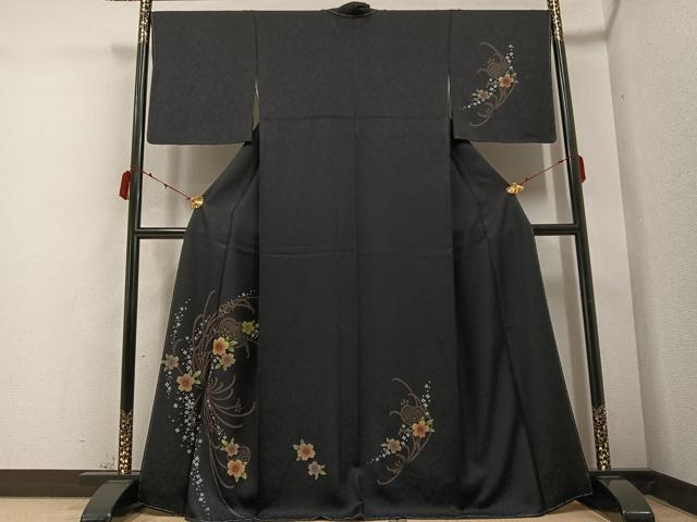 平和屋着物●訪問着　舞桜文　正絹　逸品　未使用　AABB4359ph