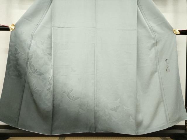 平和屋着物○染色作家 斉藤三才 訪問着 飛鳥文 暈し染め 正絹