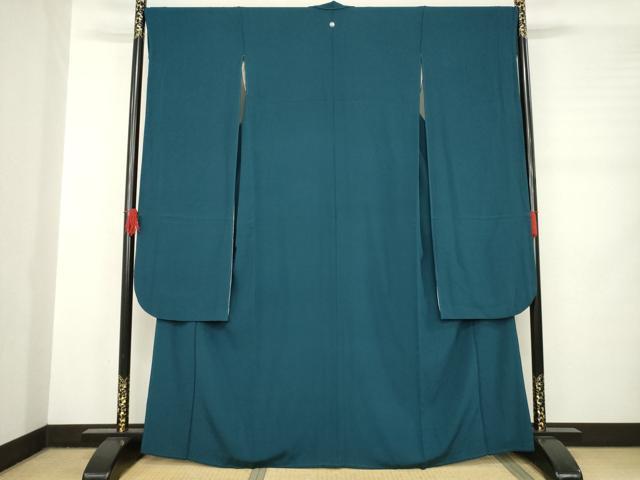 平和屋着物●豪華振袖　色無地　褐返色　正絹　逸品　AABB4469ck